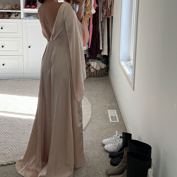 MAXI SATIN GOWN - Picture 3 of 3